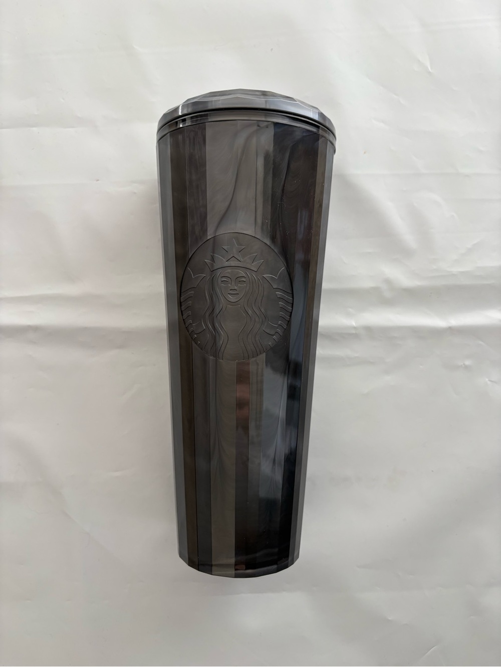 Starbucks 2025 Kaleidoscope Grey Marbled Shell Dome, 24 Oz